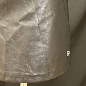 Trendy Juicy Couture Faux Leather Mini Skater Skirt